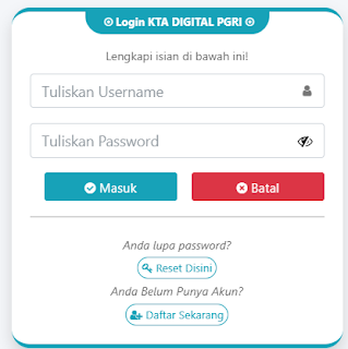 Register PGRI Cilacap - Persatuan Guru Republik Indonesia Cabang Cilacap